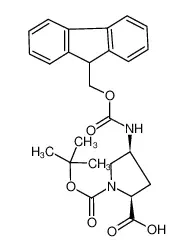 N-Boc-顺式-4-Fmoc-氨基-L-脯氨酸