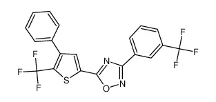 5-(4-苯基-5-(三氟甲基)噻吩-2-基)-3-(3-(三氟甲基)苯基)-1,2,4-恶二唑