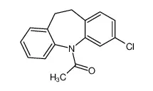 3-氯-5-乙酰基-10,11-二氢二苯并[b,f]氮杂卓
