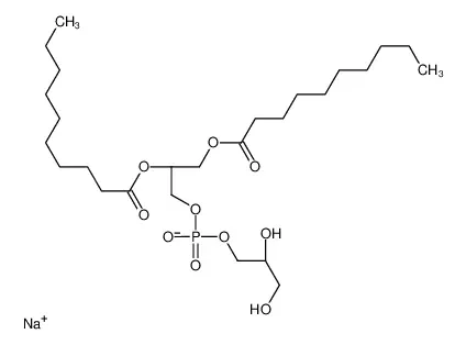 1,2-didecanoyl-sn-glycero-3-phospho-(1''-rac-glycerol) (sodium salt)