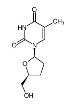 2'',3''-二脱氧胸苷