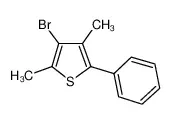 3-bromo-2，4-dimethyl-5-phenyl-thiophene