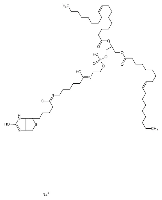 1,2-二油酰基-sn-甘油-3-磷酸乙醇胺-N-(帽生物素)(钠盐)