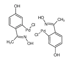 二-μ-氯双[5-羟基-2-[1-(肟基)乙基]苯基]钯(II)二聚体