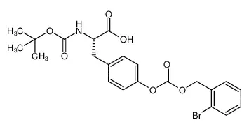 N-叔丁氧羰基-O-(2-溴苄氧羰基)-L-酪氨酸