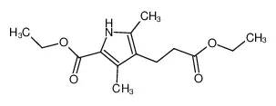 5-乙氧羰基-2,4-二甲基-1-氢-吡咯-3-丙酸乙酯