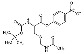 N-叔丁氧羰基-S-[(乙酰氨基)甲基]-L-半胱氨酸 4-硝基苯酯