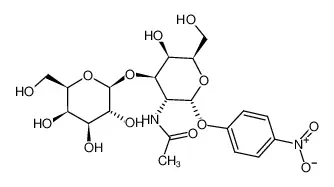 4-硝基苯基 2-(乙酰氨基)-2-脱氧-3-O-beta-D-吡喃半乳糖基-α-D-吡喃半乳糖苷