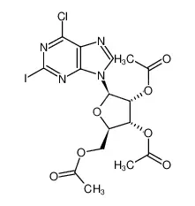 6-Chloro-2-iodo-9-(2’，3’，5’-tri-O-acetyl-β-D-ribofuranosyl)purine