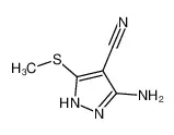 3-氨基-5-(甲基硫代)吡唑-4-腈