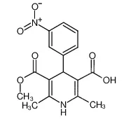 1,4-二氢-2,6-二甲基-4-(3-硝基苯基)-3,5-吡啶二羧酸单甲酯