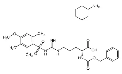 N-苄氧羰基-N''-(4-甲氧基-2,3,6-三甲基苯磺酰基)-L-精氨酸环己胺盐