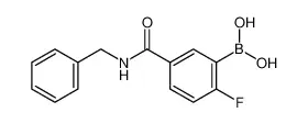 (5-(苄基氨基甲酰基)-2-氟苯基)硼酸