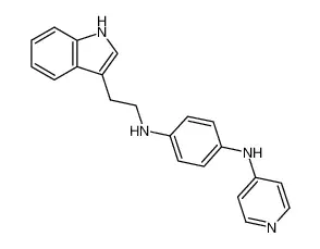 N-[2-(1H-吲哚-3-基)乙基]-N'-(4-吡啶基)-1，4-苯二胺