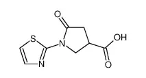 5-氧代-1-(2-噻唑基)-3-吡咯烷甲酸