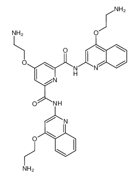 4-(2-氨基乙氧基)-N2,N6-二[4-(2-氨基乙氧基)-2-喹啉基]-2,6-吡啶二甲酰胺