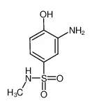 2-氨基-4-磺酰氨甲基苯酚