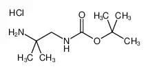 1-N-叔丁氧羰基-2-甲基-1，2-丙二胺盐酸盐