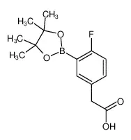 2-(4-氟-3-(4，4，5，5-四甲基-1，3，2-二氧硼戊烷-2-基)苯基)乙酸