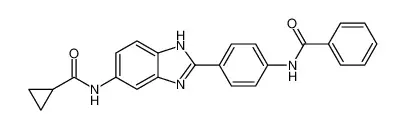 N-[4-(5-环丙甲酰氨基-1H-苯并咪唑-2-基)苯基]苯甲酰胺