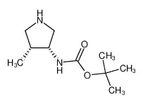 (3R，4R)-3-(Boc-氨基)-4-甲基吡咯烷