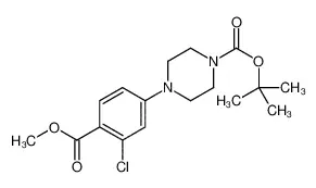 2-氯-4-(4-Boc-1-哌嗪基)苯甲酸甲酯