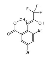 2-(三氟乙酰氨基)-3，5-二溴苯甲酸甲酯