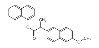 1-萘基-2-(6-甲氧基-2-萘基)丙酸酯