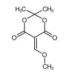5-(甲氧基甲烯基)-2，2-二甲基-1，3-二氧己环-4，6-二酮
