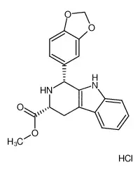 (1R，3R)-1-(苯并[d][1，3]二氧杂环戊烯-5-基)-2，3，4，9-四氢-1H-吡啶并[3，4-b]羧酸甲酯盐酸盐
