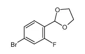 2-(2-氟-4-溴苯基)-1，3-二氧戊环