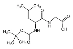(S)-2-(2-((叔丁氧基羰基)氨基)-4-甲基戊酰胺)乙酸