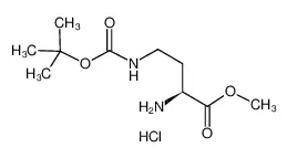 N'-叔丁氧羰基-L-2，4-二氨基丁酸甲酯盐酸盐