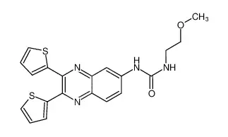 1-(2，3-二(噻吩-2-基)喹啉-6-基)-3-(2-甲氧基乙基)脲