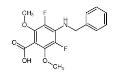 4-(苄基氨基)-3，5-二氟-2，6-二甲氧基苯甲酸