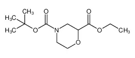 2，4-吗啉二羧酸4-叔丁酯2-乙酯