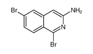 1，6-二溴异喹啉-3-胺
