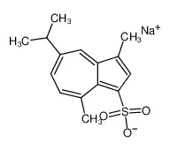 7-异丙基-1,4-二甲基甘菊蓝-3-磺酸钠盐