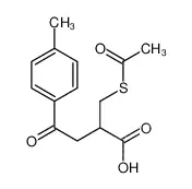 2-乙酰基硫代甲基-3-(4-甲基苯甲酰)丙酸