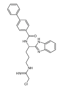 (S)-N-(1-(1H-苯并[d]咪唑-2-基)-4-(2-氯乙酰亚胺基)丁基)-[1,1'-联苯基]-4-甲酰胺