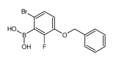 3-苄氧基-6-溴-2-氟苯硼酸
