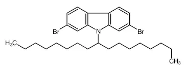 2,7-二溴-9-(1-辛基壬基)-9H-咔唑