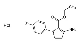 3-氨基-1-(4-溴苯基)-1H-吡咯-2-羧酸乙酯盐酸盐