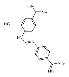 4,4'-(三唑-1-烯-1,3-二基)二苯甲脒二盐酸盐