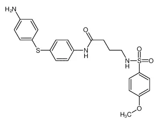 N-(4-((4-氨基苯基)硫代)苯基)-4-(4-甲氧基苯基磺酰胺基)丁酰胺