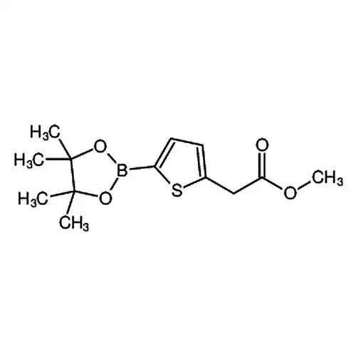 2-(5-(4,4,5,5-四甲基-1,3,2-二氧硼杂环戊烷-2-基)噻吩-2-基)乙酸甲酯