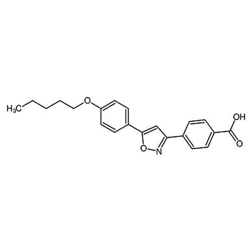 4-(5-(4-(戊氧基)苯基)异恶唑-3-基)苯甲酸