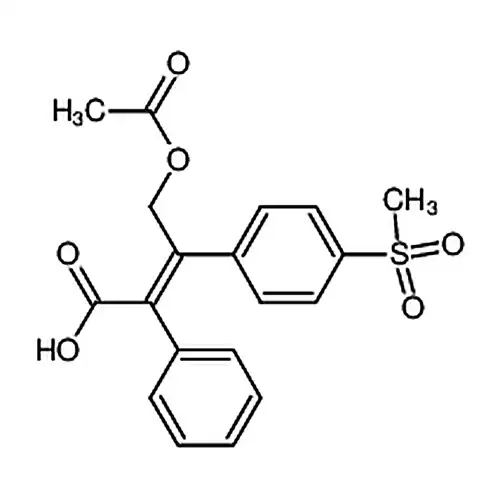 (Z)-4-乙酰氧基-3-(4-(甲基磺酰基)苯基)-2-苯基丁-2-烯酸