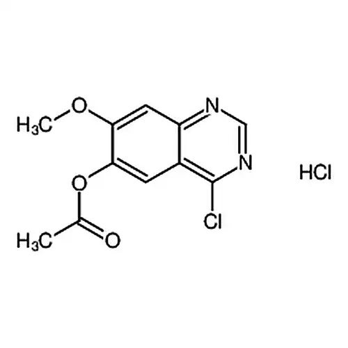 4-氯-7-甲氧基喹唑啉-6-醇乙酸酯盐酸盐