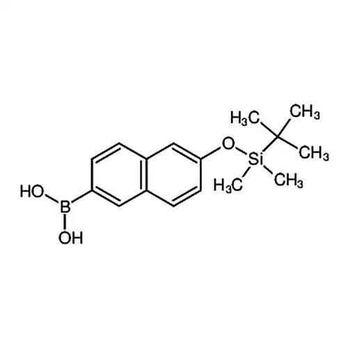 2-(叔丁基二甲基硅氧基)萘-6-硼酸(含有数量不等的酸酐)